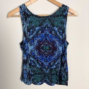 Silence + Noise tribal tank with back cut out